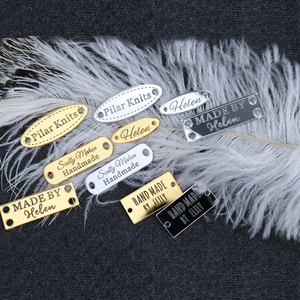 Khắc Acrylic quần áo handmade DIY túi may phụ kiện may mặc cá nhân làm bằng tay quần áo nhãn thẻ - Product Image 3