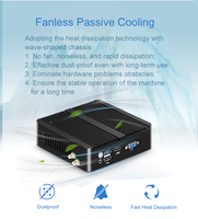 Mini PC pare-feu OPNsense PfSense sans ventilateur, quadricœur J1900 J1800, 4 ports Ethernet LAN, ordinateur industriel, appareil réseau, serveur