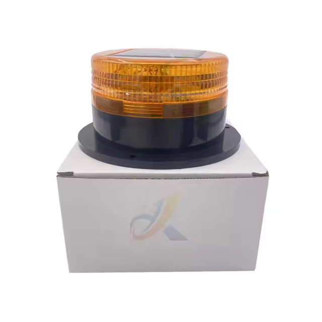 Magnetic Solar LED Warning Light - Waterproof Strobe Beacon for Vehicle Roof Mount Emergency Safety Flashing Signal