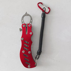 Work <b>Record</b> Fishing Plier Stainless Steel Aluminum Alloy With Safety Rope Red Blue Black Fish Controller - Product Image 3