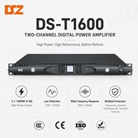 Amplificateur de puissance 2*1600W à double canal de classe D 1U pour système audio commercial OEM/ODM