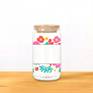 Envoltura UV para Vasos de Vidrio y Metal de 16 oz, Ecológica, Colores Personalizados, Duradera, Lavable, Impresión Digital de Alta Precisión, Lista para Enviar - Product Image 1