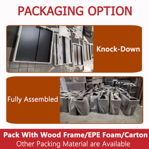 थोक ब्रश धातु खड़े फूल बॉक्स रोपण बर्तन इंजीनियरिंग बड़े आकार स्टेनलेस स्टील प्लांटर पॉट कंटेनर - Product Image 3