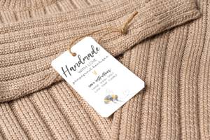 U-Meking 맞춤형 행 태그-제품 브랜딩 도매를위한 종이 판지 의류 태그 - Product Image 4