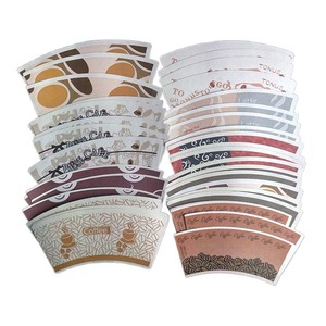 Vendita calda campioni personalizzati di carta patinata PE ventilatore artigianale tazza di carta per la realizzazione di 100% bicchieri di carta biodegradabili - Product Image 4