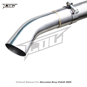 ท่อไอเสียแบบตรงรุ่น Mercedes-Benz CLA45 AMG W117 2.0T ปี 2014-2019 Boska สแตนเลสขัดเงา หนา 1.2 มม. แบบ Catback - Product Image 5