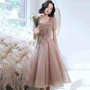 <span class=keywords><strong>Petite</strong></span> <span class=keywords><strong>robe</strong></span> de soirée pour femme, élégante, pour <span class=keywords><strong>demoiselle</strong></span> <span class=keywords><strong>d</strong></span>'<span class=keywords><strong>honneur</strong></span>, mondaine, anniversaire, animatrice, style quotidien, réunion annuelle - Product Image 4