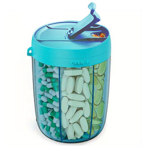 Pastillero Portátil Impermeable de 6 Compartimentos, Gran Capacidad, para Viajes, Medicina, Uso en Exteriores, Sellado - Product Image 4