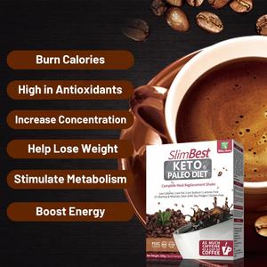 Etiqueta privada Best Keto Milk Shake Coffee Slim For Weight Reemplazo de comida completa - Product Image 4
