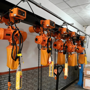 Alat Angkat Rantai Listrik Tugas Berat Grosir Baru 5 Ton Kontrol Jarak Jauh Proteksi IP54 380V untuk Bengkel - Product Image 6