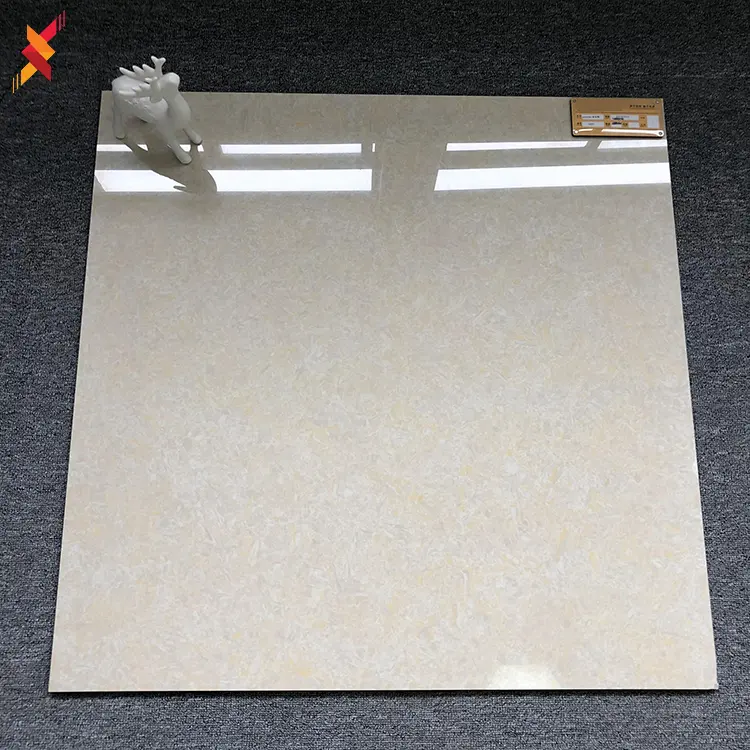 Phật Sơn Thiết Kế Mới Ánh Sáng Màu Vàng 600X600 Đánh Bóng Sứ Sàn Gạch Đối Với Trang Chủ