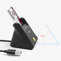 Lecteur de cartes intelligentes Usb, 2022 testeur, paiement sans contact (dab), identification par carte SIM, puce IC, port Usb