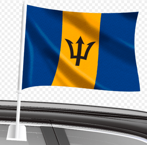Conception en gros personnalisée Premium Polyester Virgin Island-US Car Flags Outdoor Car Flags - Product Image 4