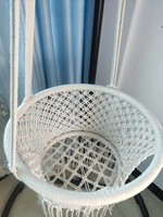 Chaise suspendue en macramé bohème pour chambre de bébé, chaise suspendue d'intérieur pour enfant, hamac suspendu au plafond pour enfant