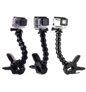 Brazo universal de abrazadera fuerte a precio de fábrica con montaje de mordazas de cuello ajustable de <span class=keywords><strong>7</strong></span> Secciones para Cámara de Acción <span class=keywords><strong>Gopro</strong></span>/DJI/Insta360 - Product Image 1