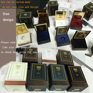 Confezione di Eau de Parfum di Lusso in Cartone Nero, Fragranza Araba Legnosa a Lunga Durata, Scatola Personalizzata <span class=keywords><strong>per</strong></span> Bottiglia di Profumo da 100ml di Dubai - Product Image 3