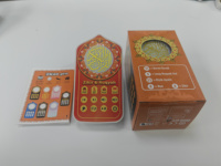 Enceinte Coranique Portable Multicolore SAJADAH ZK60 Pro Zikir Plug avec Prise EU/UK, Son Auto Dua Suran de Haute Qualité et Langue Arabe