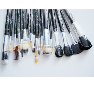 24PCS chuyên nghiệp trang điểm nghệ sĩ bàn chải thiết lập Chất lượng cao Vegan tóc cá nhân PU da eo Pouch che khuyết điểm ghi nhãn - Product Image 5