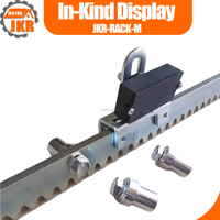 Support en fer de haute qualité de 1 m, épaisseur 12 mm, design moderne, support de portail coulissant extérieur galvanisé, inclut les accessoires pour portes et fenêtres