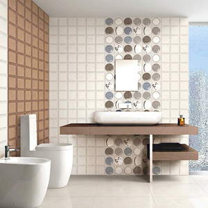 Azulejos Decorativos de Pared con Patrón Vintage, Azulejo Cerámico de 300x300, Diseño Aleatorio, para Baño, Cocina, Pared Decorativa - Product Image 1