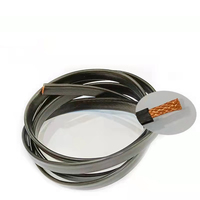 Cables Eléctricos de Cobre Trenzado Personalizados Zhongshuang, Cable Plano de Tierra con Aislamiento de PVC, Trenzas Flexibles Industriales