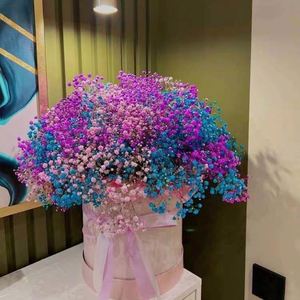 ดอกยิปโซฟิลลาแห้งแบบธรรมชาติ กิ่งดอกยิปโซฟิลลาสัมผัสเหมือนจริง สำหรับตกแต่งงานแต่งงาน - Product Image 4