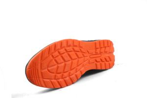 Comfortable Lace-Up Unisex Fly Knit Fabric and Suede Leather safety toe Safety Shoe - Product Image 6