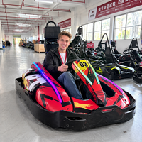 Karting électrique 4000W 70km/h pour adultes et adolescents, 72V, transmission par chaîne arrière, frein hydraulique, karting de drift commercial