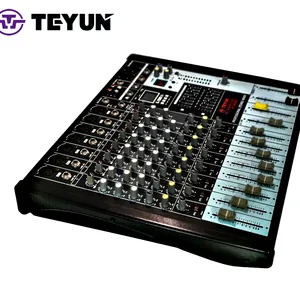 TEYUN Professional front Level pure Mixer Microphone Stage karaoke Audio DJ reverberation equipment Mixer