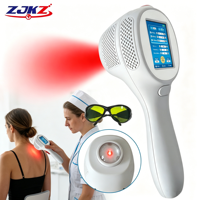 Équipement laser thérapeutique puissant de classe IV à lumière rouge 15W 1064nm 980nm 810nm pour la podologie vétérinaire, la physiothérapie et la thérapie