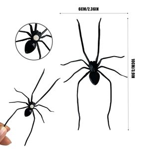 Imanes de nevera personalizados de arañas realistas 3D, pegatinas de tarántula de goma negra y marrón para refrigerador, decoración de broma de Halloween, regalo para fiestas - Product Image 6