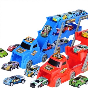 Camión de juguete plegable para niños con catapulta y tres niveles de almacenamiento, camión grande de simulación de aleación a escala 1:5 para niños - Product Image 1