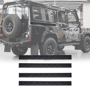 Cubierta protectora antiarañazos para puerta trasera de coche, tira embellecedora lateral para Land Rover <span class=keywords><strong>Defender</strong></span> 110 <span class=keywords><strong>130</strong></span> 2004-2018 - Product Image 1