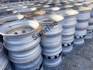 Ruedas de camión de acero de 22,5 pulgadas usadas para exportación llanta sin cámara 9.00X22.5 de segunda mano para África - Product Image 2