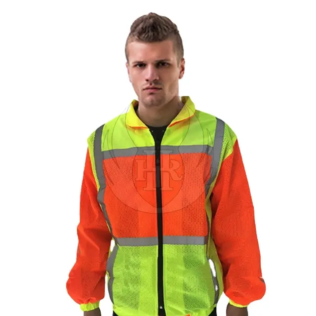 Hi Vis Reflective Mesh Vest Safety Working Jackets