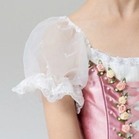 Jupe de ballet pour filles, costume de danse, longue jupe en gaze moelleuse pour enfants, vêtements de scène et de danse, matière Spandex/Polyester