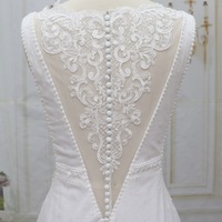 Robe de mariée sirène élégante, robe de mariée personnalisée, robe de mariée sexy, robe de mariée scintillante, petite traîne