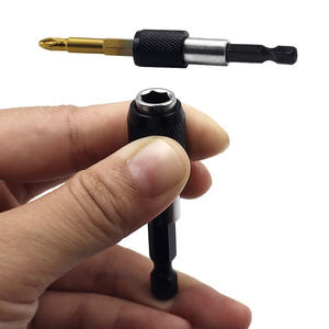 Tige d'extension noire pour perceuse électrique, à dégagement rapide, autobloquante, hexagonale, accessoires et pièces pour outils pneumatiques, directement de l'usine - Product Image 3