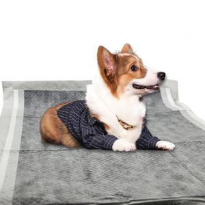 Sous-tapis d'entraînement jetable en bambou et charbon de bois pour chiens et animaux de compagnie avec pulpe de fluff super absorbante - Product Image 2