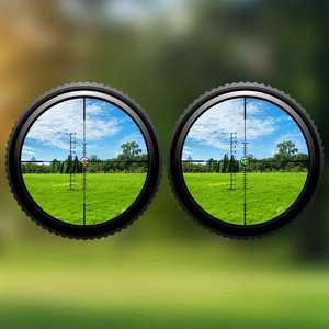 Mira telescópica con retícula de alta definición y alta magnificación SF10-40x50E con iluminación roja y verde. - Product Image 5