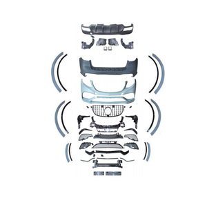 Ventas de fábrica W166 Upgrade <span class=keywords><strong>GLE</strong></span> <span class=keywords><strong>63</strong></span> <span class=keywords><strong>AMG</strong></span> Kits de carrocería Parachoques delantero Guardabarros Escape Kit de carrocería de plástico para mercedes-benz <span class=keywords><strong>GLE</strong></span> 2015-2019 - Product Image 1