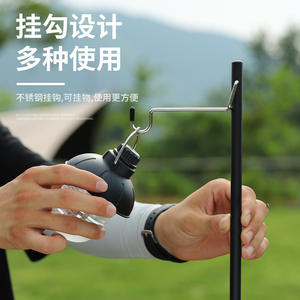 ชั้นวางของอะลูมิเนียมแบบพับได้หลายชั้นสำหรับจัดระเบียบโต๊ะทำงาน พร้อมติดตั้งแบบตะขอ - Product Image 3