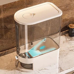 Boîte de rangement en gros pour riz de qualité alimentaire, hermétique et anti-humidité, accessoire de cuisine pour céréales et grains divers - Product Image 4