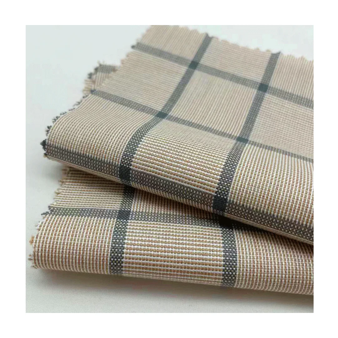 Лидер продаж, высокое качество 70% хлопок 30% лиоцелл хлопчатобумажная пряжа окрашенная ткань для платья