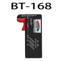 AA AAA Indicateur de capacité de la batterie 18650 Testeur de niveau de batterie au lithium Volt Monitor Detector Storage Box Holder Case