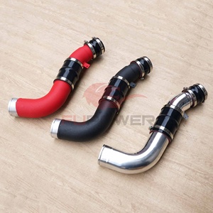 Kit <span class=keywords><strong>de</strong></span> arranque <span class=keywords><strong>de</strong></span> tubo <span class=keywords><strong>de</strong></span> carga <span class=keywords><strong>de</strong></span> intercooler <span class=keywords><strong>de</strong></span> lado Frío negro para 2017-2019 GMC <span class=keywords><strong>Sierra</strong></span> 2500 HD Duramax 6.6L V8 Diesel Turbo - Product Image 2