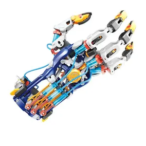 DC DIY mekanik el oyuncaklar eğitici oyuncak el kontrollü hidrolik mekanik yapı kök oyuncaklar