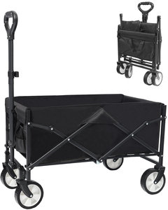 E-RIKE Buiten Opvouwbare Strandwagenkar Zware <span class=keywords><strong>Trolley</strong></span> Opvouwbare Opvouwbare Kampeerwagen Handkarren Met Tafel - Product Image 1