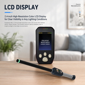 Lecteur RFID longue portée 134,2 KHz pour animaux, scanner FDX-B HDX pour le suivi du bétail, lecteur portable LF avec stockage 100K - Product Image 2