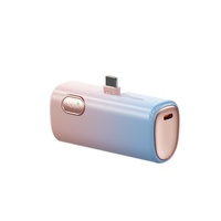 Nouvelle tendance : Chargeur portable d'urgence mini 5000mAh 10000mAh, batterie externe Type C avec écran LED pour téléphone